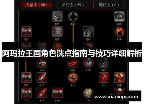 阿玛拉王国角色洗点指南与技巧详细解析